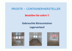 Gebrauchte Bürocontainer