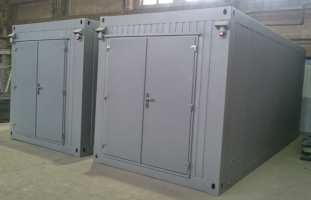 Technologische Container mit Auffangwanne, Einsiedeln, CH