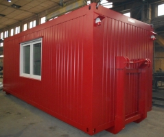 Bürocontainer auf Abrollrahmen - Leutkirch, DE